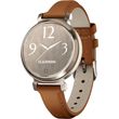 rolo garmin lily 2 classic cream gold tan leather photo