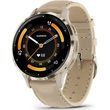 rolo garmin venu 3s soft gold with french gray leather photo