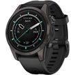 rolo garmin epix pro sapphire 42mm carbon gray dlc titanium with black photo