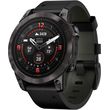 rolo garmin epix pro sapphire 47mm carbon gray dlc titanium with black leather photo