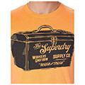 t shirt superdry workwear graphic m1011196a portokali m extra photo 2