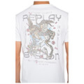 t shirt replay 81 sqdn japan and hawaii print m6023 00022662g 001 leyko extra photo 3