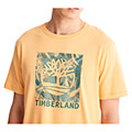 t shirt timberland graphic print tb0a26w8 portokali extra photo 2