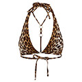 bikini top guess triangle bra e2gj37mc04r chic leopard kafe extra photo 2