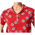 t shirt polo pepe jeans priscilla pl701847 floral print polo kokkino s extra photo 2