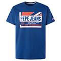 t shirt pepe jeans adelard flag and logo pm508223 mple m extra photo 3