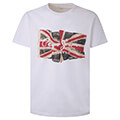 t shirt pepe jeans flag logo n waving flag pm508273 leyko s extra photo 3