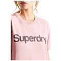 t shirt superdry vintage logo emb ringer w1010710a anoixto roz extra photo 2