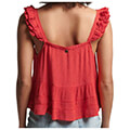 top superdry ovin vintage broderie cami w6011287a kokkino extra photo 1