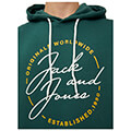 hoodie jack jones jorjerrys 12219670 skoyro prasino m extra photo 2