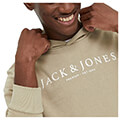 hoodie jack jones jprblaaugust logo 12221967 mpez l extra photo 1