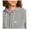 hoodie me fermoyar quiksilver essentials eqyft04649 gkri anoixto melanze extra photo 2