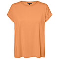 t shirt vero moda vmava 10284468 portokali xs extra photo 3