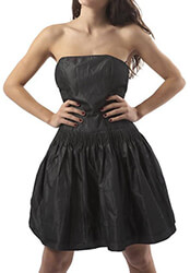 forema dkny lurex strapless anthraki metallize l photo