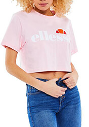 crop top ellesse alberta sgs04484 anoixto roz xs photo