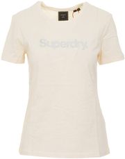 t shirt superdry cl patina w1010218a krem photo