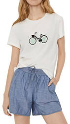 t shirt vero moda vmdonnafrancis bicycle 10244391 leyko m photo