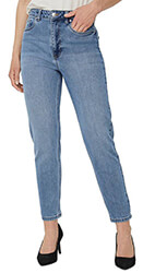 jeans vero moda vmjoana hr stretch mom 10226479 anoixto mple 25 32 photo