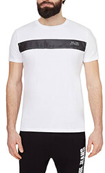 t shirt replay with contrasting stripe m3364 0002660 001 leyko xl photo