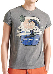 t shirt superdry vintage logo itago m1011200a gkri melanze photo