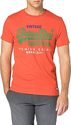 t shirt superdry vl tri m1011201a portokali photo