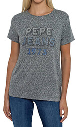 t shirt pepe jeans bibiana pl504817 gkri melanze s photo