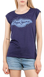 t shirt pepe jeans camila pl504827 skoyro mple l photo