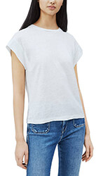 t shirt pepe jeans deirdre pl504844 krem photo