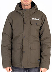 mpoyfan hurley idyllwild 3m parka h6n157f1ox cargo xaki m photo