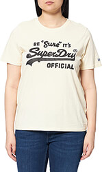 t shirt superdry vl ac w1010701a krem photo