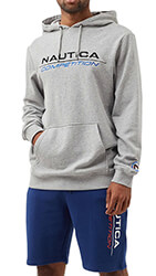 hoodie nautica competition n7cr0005 gkri melanze xl photo