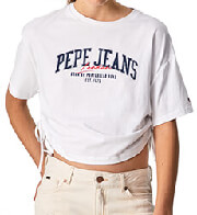 crop top pepe jeans cara chest logo pl505151 leyko photo