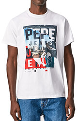 t shirt pepe jeans ainsley photo print pm508242 leyko m photo