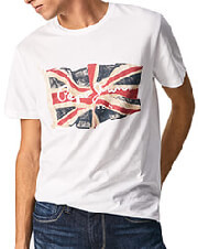 t shirt pepe jeans flag logo n waving flag pm508273 leyko s photo