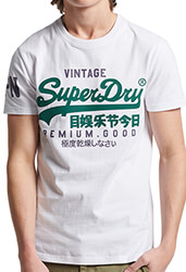 t shirt superdry vitage logo m1011356a leyko photo