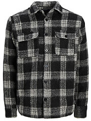 poykamiso jack jones jprbluknox check overshirt 12216468 mayro photo