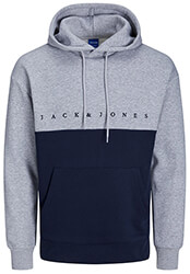 hoodie jack jones jorcopenhagen blocking 12220526 anoixto gkri melanze skoyro mple xl photo