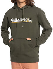 hoodie quiksilver all lined up eqyft04668 xaki photo