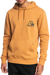 hoodie quiksilver rolling circle eqyft04669 kafe photo