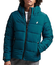 mpoyfan superdry hooded sports puffer m5011212a petrol xxl photo