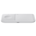 samsung galaxy s21 wireless qi fast charger duo pad with travel charger ep p4300tw white extra photo 2