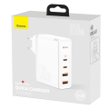 baseus gan2 pro quick charger 2x type c 2x usb 100w white extra photo 6