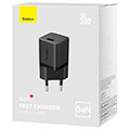 baseus mini wall charger gan5 30w black extra photo 6