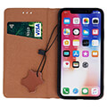 geniune leather smart pro for iphone 15 plus 67 brown extra photo 1