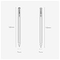 baseus smooth writing 2 series stylus active passive with led indicators white extra photo 3