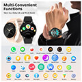 colmi smartwatch i28 ultra 143 amoled gold extra photo 6