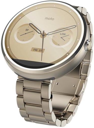 Motorola Moto 360 Smart Watch For Android Devices Champagne