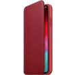 apple mrx32 iphone xs max leather folio book case productred photo