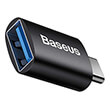 baseus ingenuity series mini otg adaptor type c to usb 31 black photo