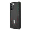 ferrari track silicone case perforated samsung galaxy s21 5g g996 black feogohcs21mbk photo